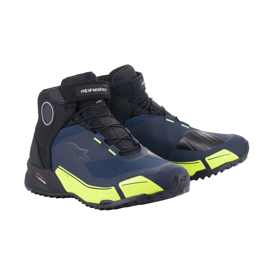 ALPINESTARS CR-X DRYSTAR boty (modrá/žlutá fluo/černá)