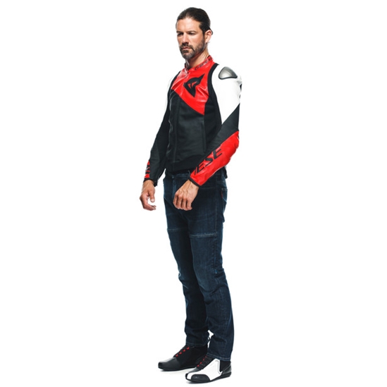 DAINESE SPORTIVA moto bunda matná černá/červená/bílá