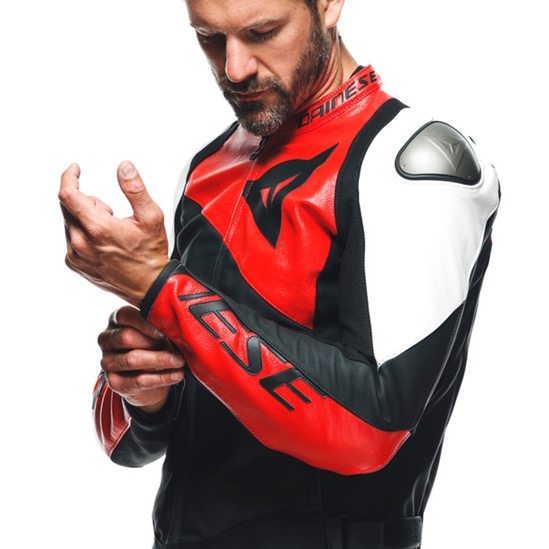 DAINESE SPORTIVA moto bunda matná černá/červená/bílá