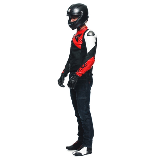 DAINESE SPORTIVA moto bunda matná černá/červená/bílá