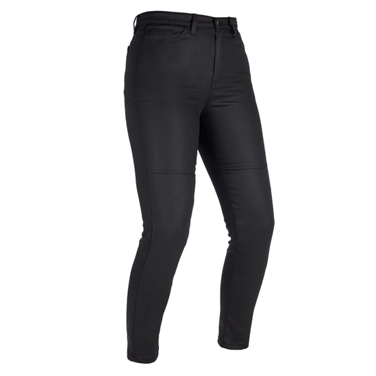 OXFORD ORIGINAL APPROVED WAXED JEGGINGS AA PRODLOUŽENÉ kalhoty dámské černá