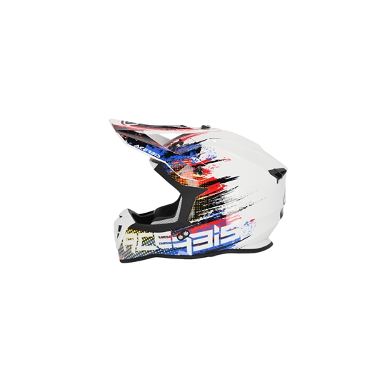 ACERBIS přilba Linear 2206 bílá/modrá/červená