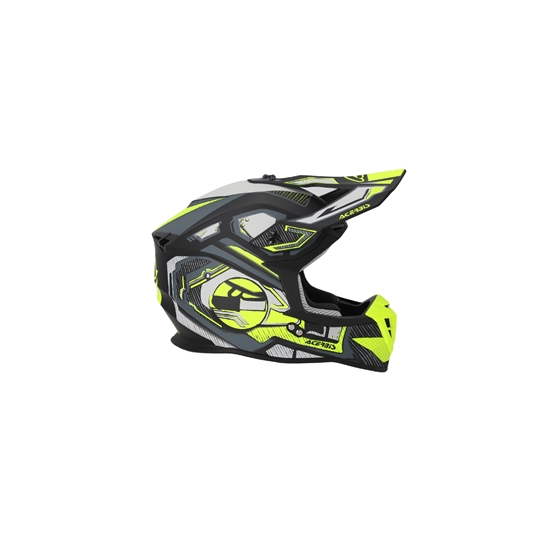 ACERBIS přilba Linear 2206 černá/fluo žlutá