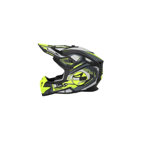 ACERBIS přilba Linear 2206 černá/fluo žlutá