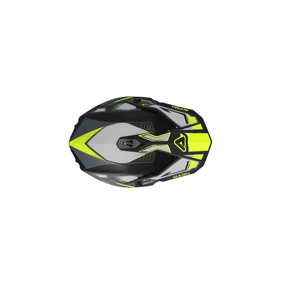 ACERBIS přilba Linear 2206 černá/fluo žlutá