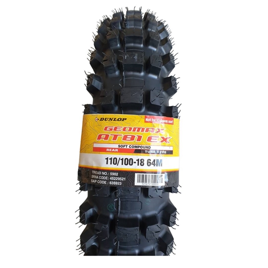 DUNLOP AT81 EX 110/100 R18 64M TT GEOMAX