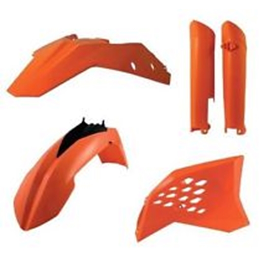 ACERBIS plastový full kit KTM EXC/EXCF 08/11, oranžová