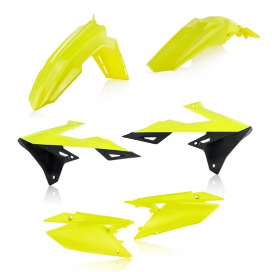 ACERBIS plastový kit RMZ 450/18, fluo žlutá