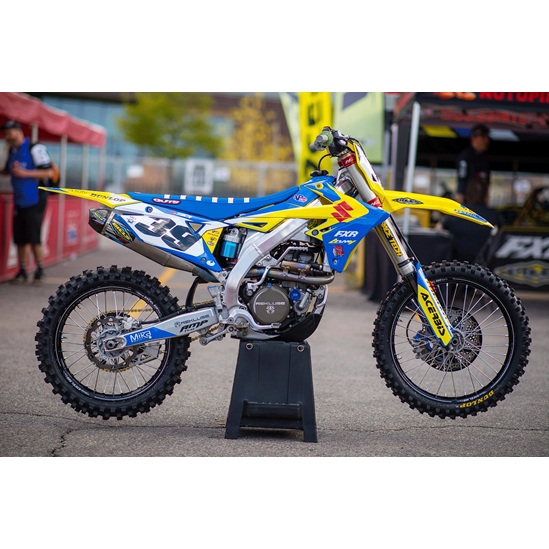 ACERBIS plastový kit RMZ 450/18, světle modrá