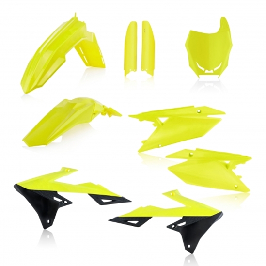 ACERBIS plastový full kit RMZ 450/18, fluo žlutá