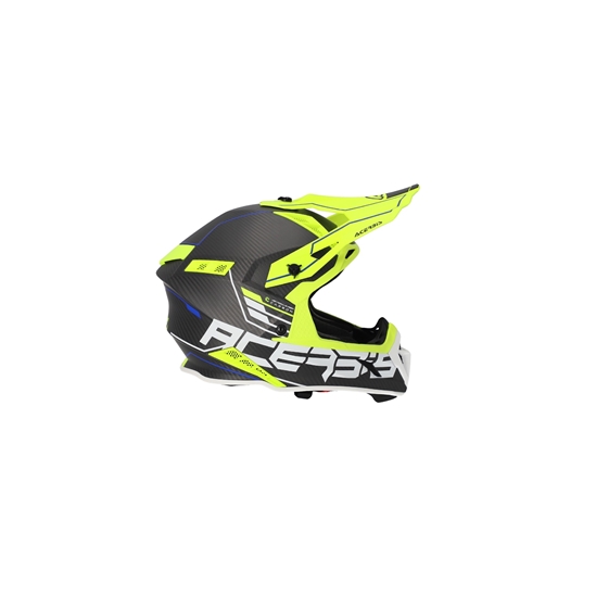 ACERBIS přilba STEEL CARBON 22-06 černá/fluo žlutá