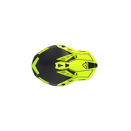 ACERBIS přilba STEEL CARBON 22-06 černá/fluo žlutá