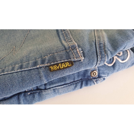 BOLDER 1722 Kalhoty Kevlar jeans stretch modrá (BAZAR)