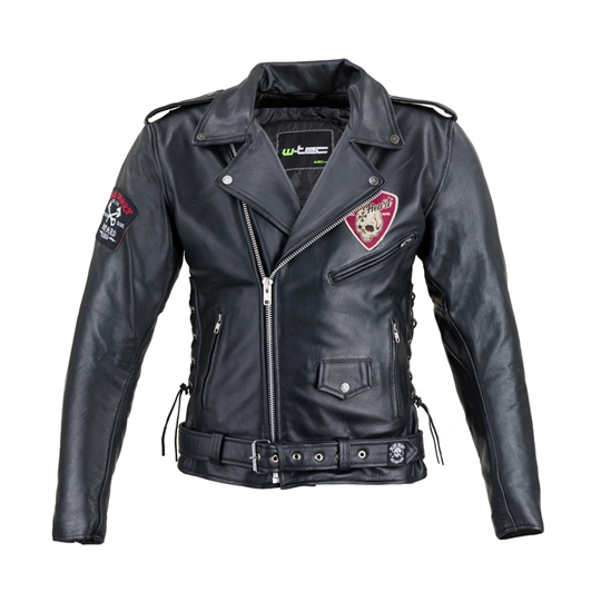 W-TEC Black Heart Perfectis Kožená moto bunda černá