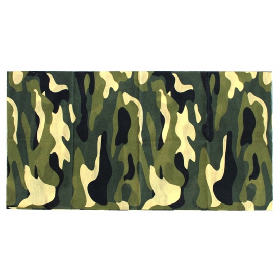 MTHDR Nákrčník Scarf Green Camo