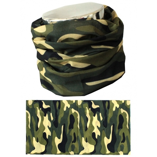 MTHDR Nákrčník Scarf Green Camo