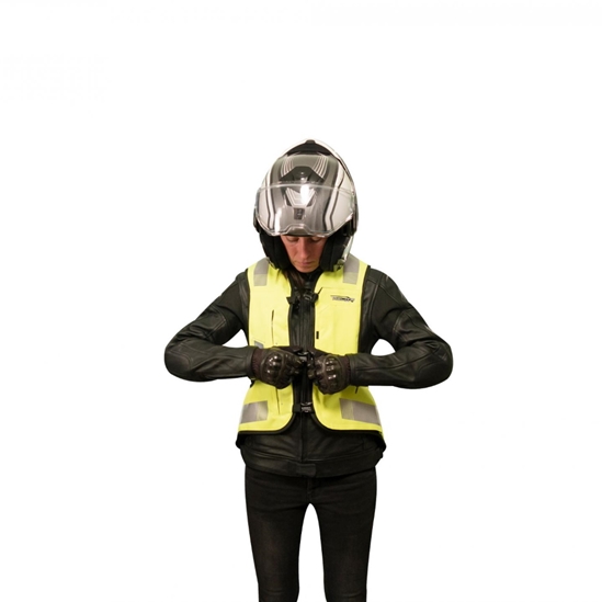 Helite e-Turtle HiVis airbagová vesta