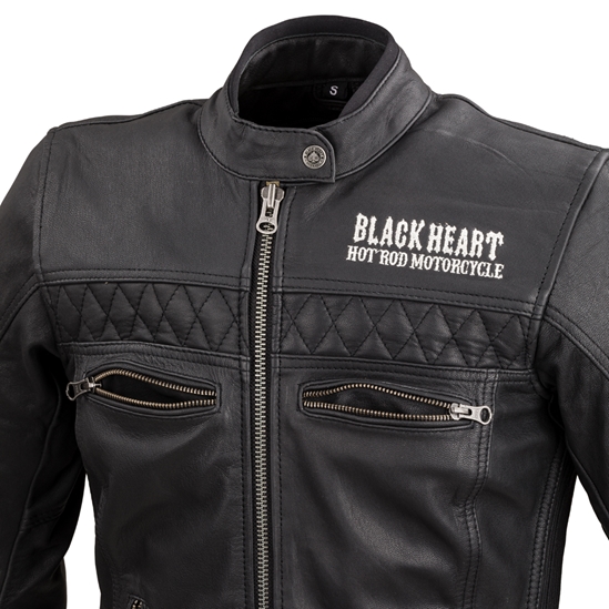 W-TEC Black Heart Raptura Dámská kožená moto bunda