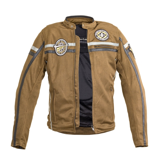 W-TEC Bellvitage Brown moto bunda