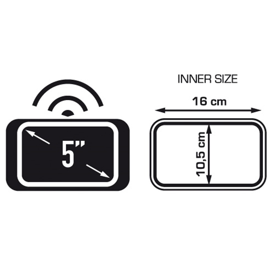 KAPPA KS954B brašna na navigaci GPS do 5“