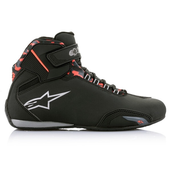 ALPINESTARS SEKTOR WATERPROOF, boty černo-červené