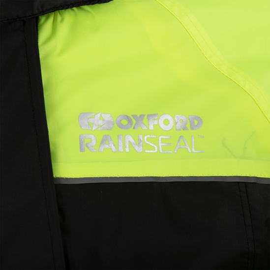 OXFORD RAIN SEAL, bunda (černá/žlutá fluo)