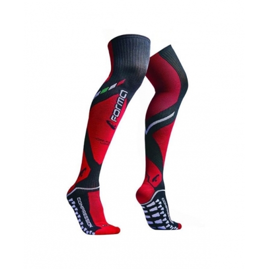 FORMA Off-road Compression Nadkolenky černo/červené