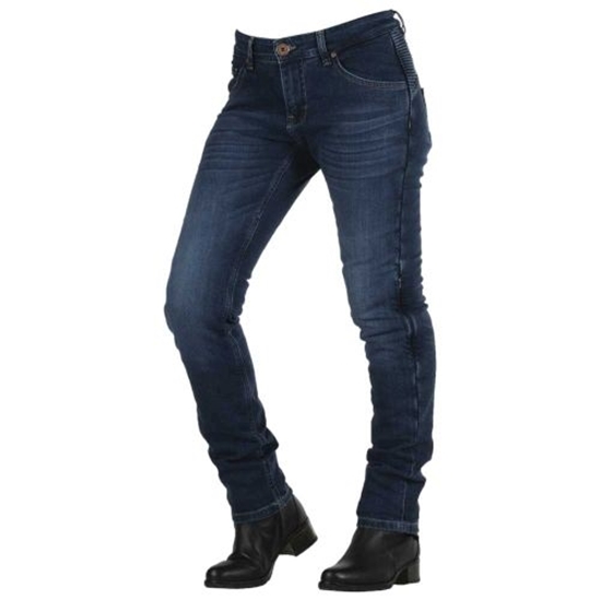 OVERLAP CITY LADY SMALT JEANS Dámské moto kalhoty