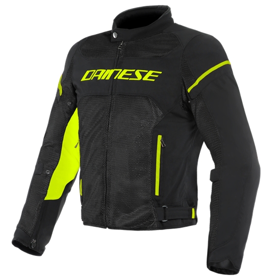 DAINESE AIR FRAME D1 TEX moto bunda černá/fluo žlutá