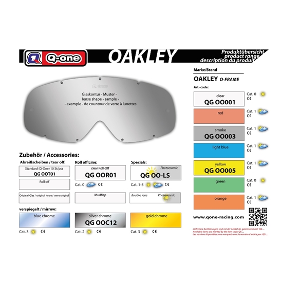 OAKLEY sklo do brýlí Mayhem