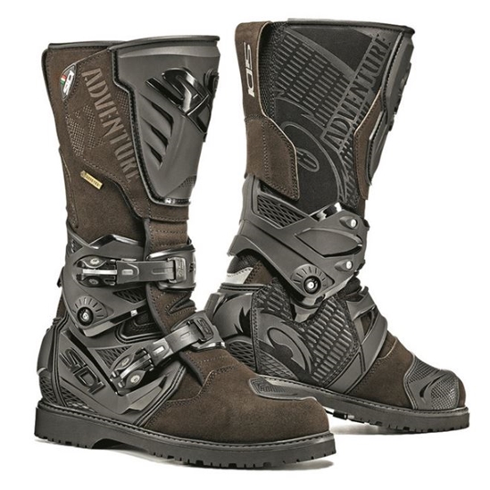 SIDI ADVENTURE GORE-TEX 2 BROWN Enduro moto boty hnědá