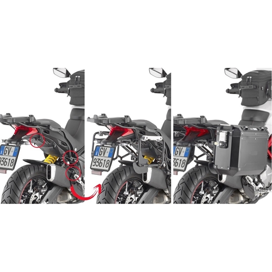 KAPPA KLOR7412CAM nosič bočních kufrů DUCATI MULTISTRADA 950 S / 1260 Enduro (19-20)