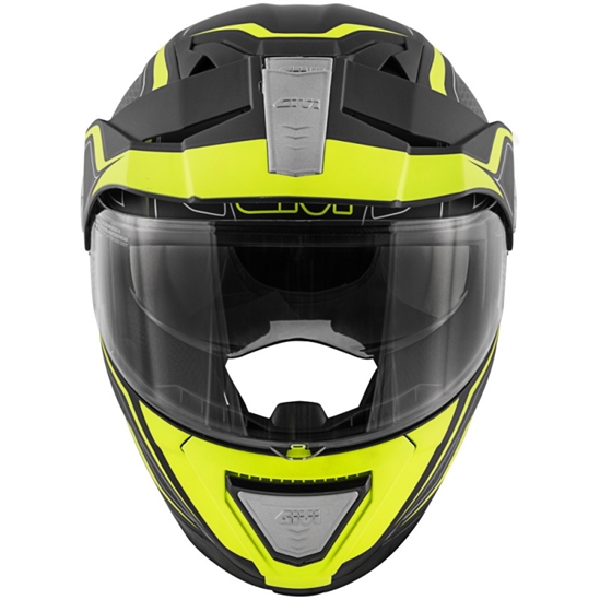 GIVI X.33 CANYON LAYERS LYBY žlutá výklopná enduro přilba