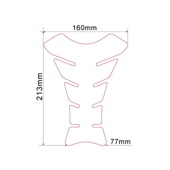 KEITI KT8050 tankpad - lebka