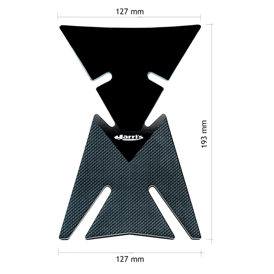 Tankpad ARIETE - CLASSIC 11947  - SUZUKI GSX-R žlutý