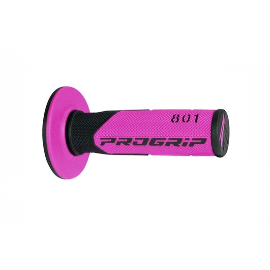 PROGRIP 801 rukojeti motokros fluo růžová/černá