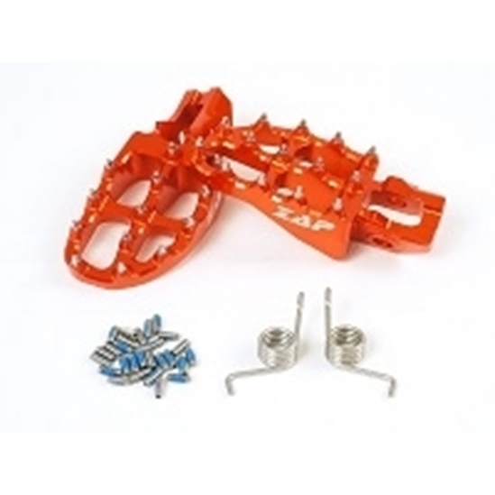 ZAP TECHNIX stupačky KTM SX(F) 16-, EXC(F) 17- HQ 125-450 TC 16- oranžové